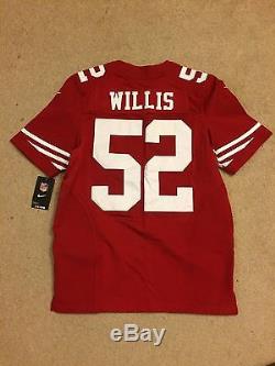 Patrick Willis San Francisco 49ers Authentic Nike On Field Jersey sz 40 Mens NWT