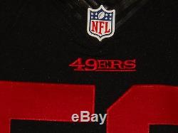 Patrick Willis San Francisco 49ers Black Authentic Nike Elite Jersey sz 40 New