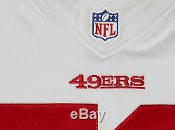Patrick Willis San Francisco 49ers White Authentic Nike Elite Jersey sz 44 Mens