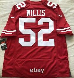 Patrick Willis San Francisco 49ers authentic Nike stitched red 52 jersey NEW NWT