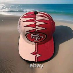 Pro Line Authentic San Francisco 49ers Starter Shockwave Hat Vintage Light Use