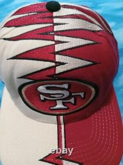 Pro Line Authentic San Francisco 49ers Starter Shockwave Hat Vintage Light Use