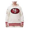 Pro Standard San Francisco 49Ers NFL Hoodie Retro Classic Men Eggshell FS4543591