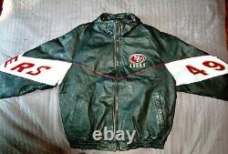 ProPlayer San Francisco 49ers Leather Jacket Mint Condition