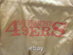 RARE Chalk Line VTG Satin Bomber Jacket NFL San Francisco 49ers