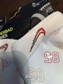 RARE Nike Superbad 6.0 San Francisco 49ers George Kittle 85 Joker PE gloves XL