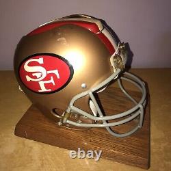 RARE VINTAGE SAN FRANCISCO 49ers RIDDELL NFL DRAFT DAY HELMET PHONE