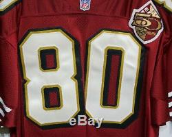 RARE VTG Jerry Rice San Fransisco 49ers Niners Authentic Wilson Jersey 48 50th