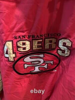 RARE Vintage CHALK LINE NFL San Francisco Forty Niners 49ers Jacket Size X-Large