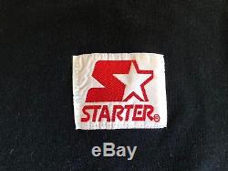 RARE Vintage SAN FRANCISCO 49ERS Black Script STARTER Jersey Size Large 44 L