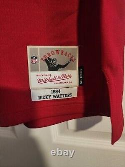 RICKY WATTERS 1993 San Francisco 49ERS MITCHELL & NESS LEGACY Jersey 36 Small