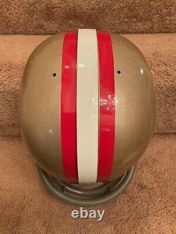 RK2 Style Suspension Football Helmet San Francisco 49ers John Brodie