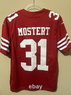 Raheem Mostert SF 49ers Nike Stitched Red Limited Jersey New Size M $160 NWT