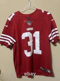 Raheem Mostert SF 49ers Nike Stitched Red Limited Jersey New Size M $160 NWT