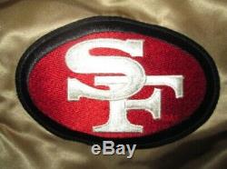 Rare Vintage 90s NFL San Francisco 49ers Starter Reversible Satin Jacket