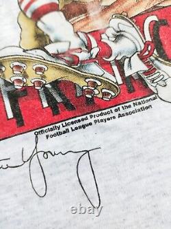 Rare Vintage San Francisco 49ers Caricature 90's t-shirt NFL Football