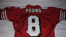 Reebok Niners San Francisco 49ers 1996 Steve Young Authentic Jersey 44 L Large