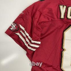 Reebok ProLine Authentic San Francisco 49ers 50th STEVE YOUNG Jersey 8 XL Sewn
