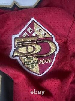 Reebok authentic 1996 San Francisco 49ers Jerry Rice football jersey size 2XL 52