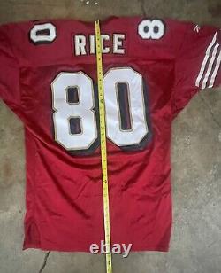 Reebok authentic 1996 San Francisco 49ers Jerry Rice football jersey size 2XL 52