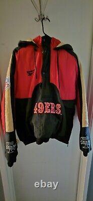 Retro 1990s San Francisco 49ers Parka By Reebok Proline