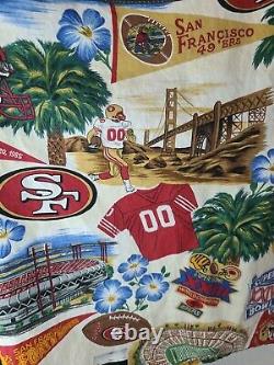 Reyn Spooner NFL San Francisco 49ers Button Down Shirt XXXL, retro hawaiian