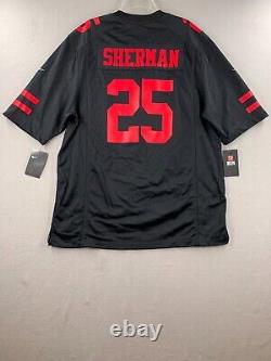 Richard Sherman San Francisco 49ers Nike Super Bowl LIV Game Jersey Men's NFL