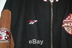 San Francisco 49er 5o Year Anniversary Letterman Jacket Men XL From Reebok