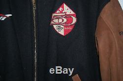 San Francisco 49er 5o Year Anniversary Letterman Jacket Men XL From Reebok