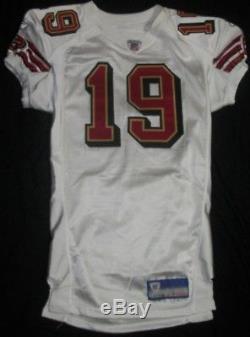SAN FRANCISCO 49ERS Arland Bruce game used/worn Rookie Jersey 2003