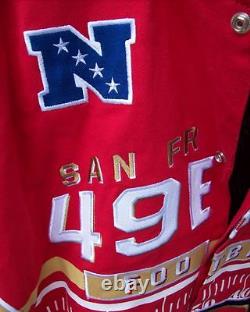 SAN FRANCISCO 49ERS BLITZ Thick Cotton Twill Jacket