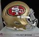 SAN FRANCISCO 49ERS Full Size AUTHENTIC SPEED Helmet With VISOR NFL LICENSED