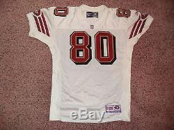 SAN FRANCISCO 49ERS GAME JERSEY VINTAGE JERRY RICE TEAM ISSUE JERSEY 1998 49ERS