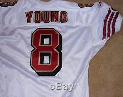 San Francisco 49ers Game Jersey Vintage Steve Young Team Issue Jersey 1998 44