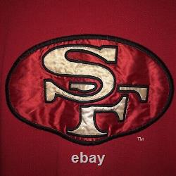 SAN FRANCISCO 49ERS NFL PRO LINE by STARTER Pullover Sweater Vintage XL/2XL