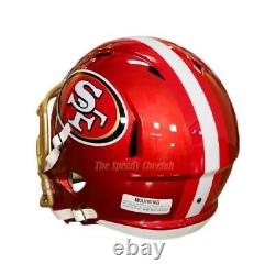 SAN FRANCISCO 49ERS Riddell Flash Full Size Replica Football Helmet