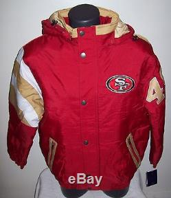SAN FRANCISCO 49ERS STARTER KNOCKOUT Winter Jacket 3X, 4X, 5X