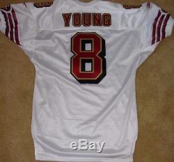 San Francisco 49ers Steve Young Vintage Authentic 1998 Game Jersey Team Issued
