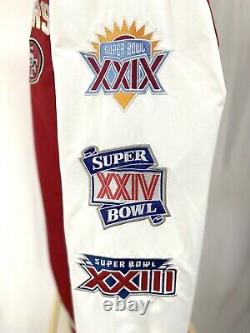 SAN FRANCISCO 49ERS SUPER BOWL 5 Time Championship Jacket RED 3X 4X