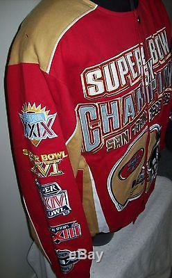 SAN FRANCISCO 49ERS Ultimate Super Bowl Championship Cotton Jacket