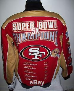 SAN FRANCISCO 49ERS Ultimate Super Bowl Championship Cotton Jacket