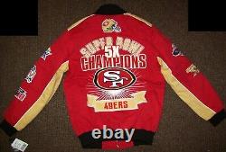 SAN FRANCISCO 49ERS Ultimate Time SUPERBOWL CHAMPIONSHIP Cotton Jacket 2020 S-L