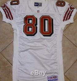 San Francisco 49ers Vintage Authentic Team Issued Game Jersey Jerry Rice 1997 52