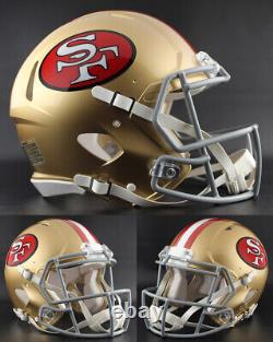 SAN FRANCISCO 49ers 1964-1995 THROWBACK Riddell SPEED Replica Football Helmet