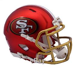 SAN FRANCISCO 49ers BLAZE NFL Riddell SPEED Full Size Replica Football Helmet