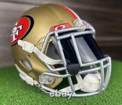 SAN FRANCISCO 49ers Full Size NFL Riddell SPEED Football Helmet Adult XL