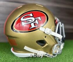 SAN FRANCISCO 49ers Full Size NFL Riddell SPEED Football Helmet Adult XL