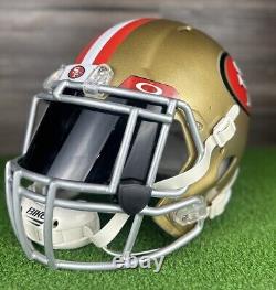 SAN FRANCISCO 49ers Full Size NFL Riddell SPEED Football Helmet Adult XL