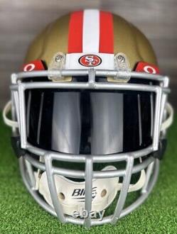 SAN FRANCISCO 49ers Full Size NFL Riddell SPEED Football Helmet Adult XL