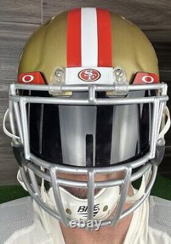 SAN FRANCISCO 49ers Full Size NFL Riddell SPEED Football Helmet Adult XL